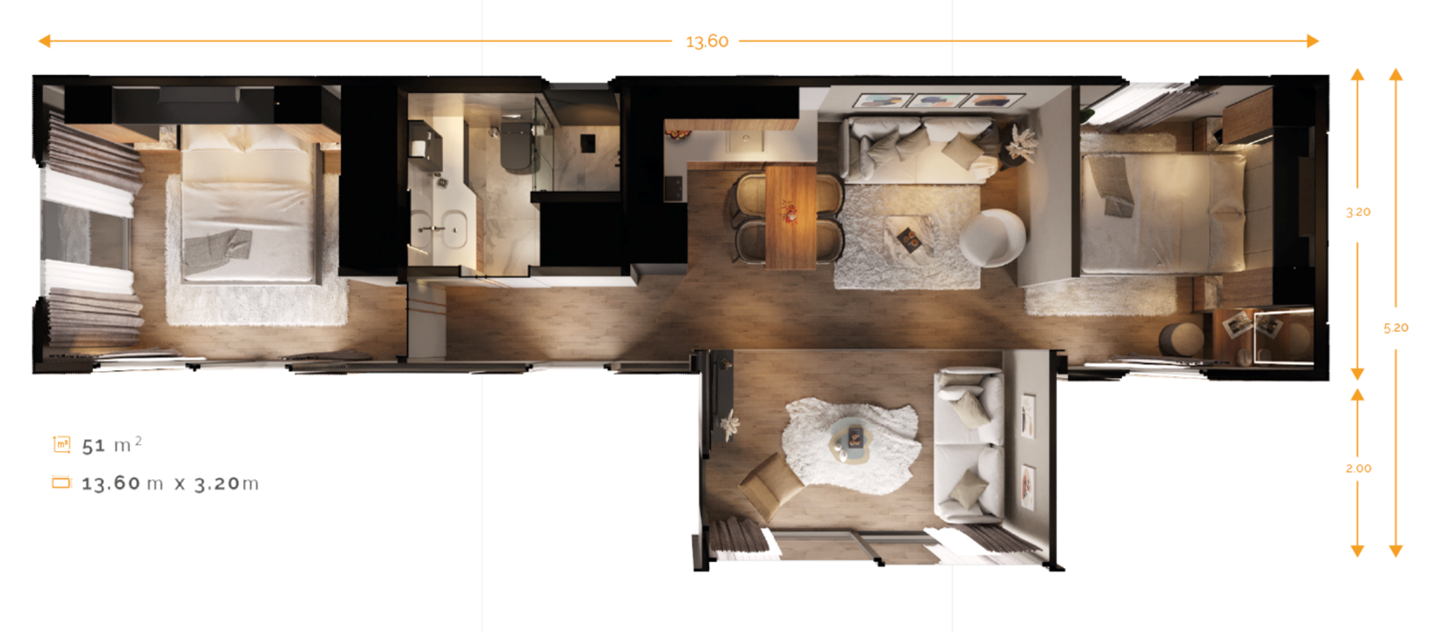 Kızıl Geyik Kuşbakışı